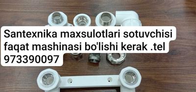 Santexnika maxsulotlari sotuvchisi, faqat mashinasi bilan.