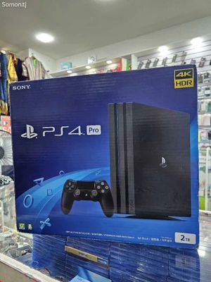 PS4 PRO 2TB Память 2 Джойстика и Игра Футбол 2025 года
