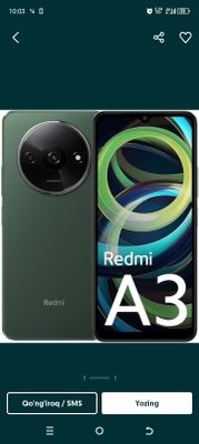 Redmi A3 betakror dizayn