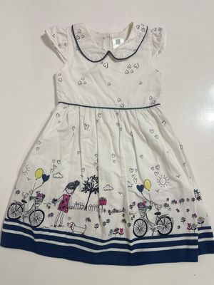 Летнее платье для девочки 5-6 лет