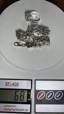 Braslet+uzuk 925 proba Kumush