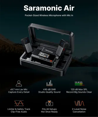 Беспроводной петличный Микрофон петличка Saramonic Air