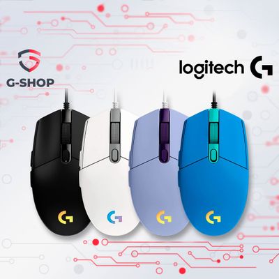 Игровая мышь Gaming Logitech G102 LightSync Black White Blue Lilac