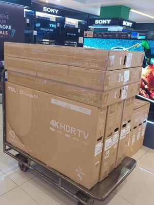 Телевизор TCL 43" 4K, Smart, HDR, гарантия есть, доставка бесплатно!