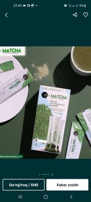 Matcha detoks choy xarxil tamligi bor