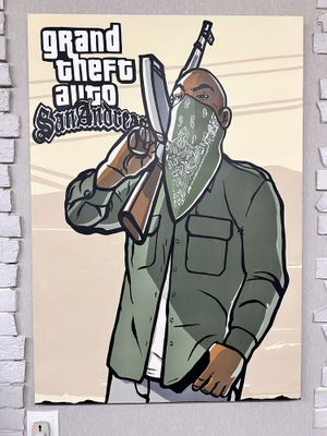 Картина GTA SanAndreas 1М х 70См