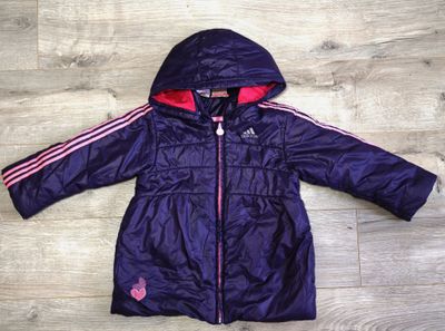 Детская куртка для девочки adidas на 4-6 лет
