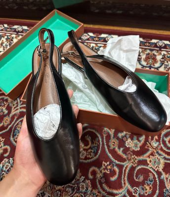 балетки loro piana черные