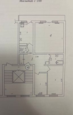 Ц-14 Ганга 3/8/9 Без ремонт бал: 1х7 обш: 72 кв.м ор: Метро, Мороженой