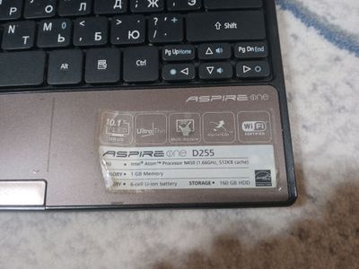 Мини ноутбук Acer aspire one