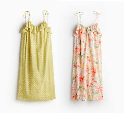 Новые сарафаны H&M, хлопок/вискоза, размер L (50/56) / XXL(58/64)