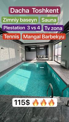 Lyuks dacha Arenda Zimniy basen Sauna bor