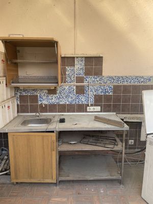 Кухня летняя с газовой плитой