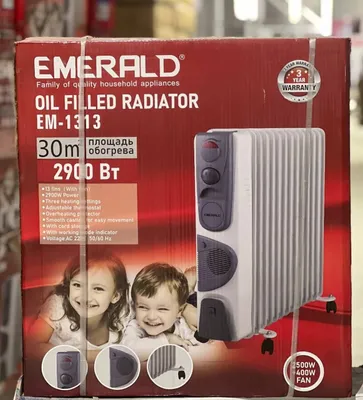 Обагреватель масляный EMERALD. Qovurgʻali pechka