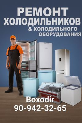 Remont xaladilnik, kanditsioner, kamera, va boshqa turdagi muzlatgich