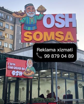 Tashqi reklama. Bukva. Banner. Orakal. O’rnatamiz