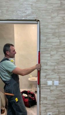 установка межкомнатных дверей