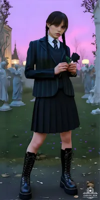 Костюм Уэнсдей "детский"