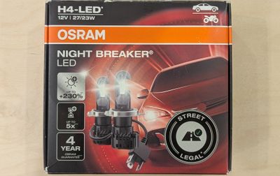 LED лампа Osram H4. Made in Italy