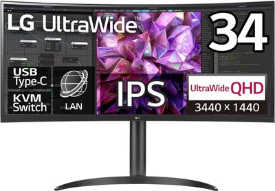 [НОВЫЙ] Монитор LG 34WQ75C 3K 60Hz CURVED IPS