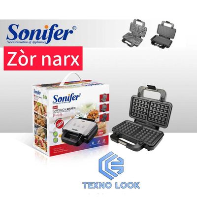 Toster Sonifer SF-6166 — 3-in-1 1000 Vt. DASTAVKA BOR!!!