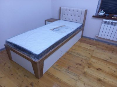 Детская кровать с матрас и гупка