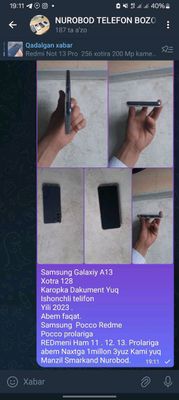 Samsung A13 128 xotra 1millon 2yuz.95 777 89 38