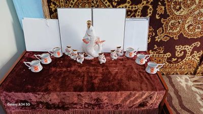 Сервиз "Рыбки" и 6 кружек в подарок
