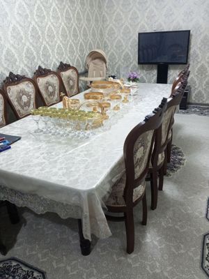 12персонный стол и стул для гостиной