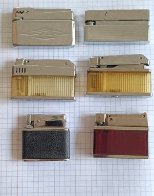 Винтажные зажигалки газовые СССР редкость
