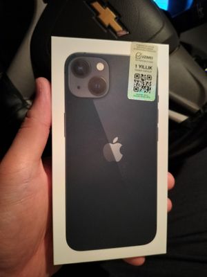 Iphone 13 128 Midnight пакет ашылмаган 1 жыллык гарантиясымен