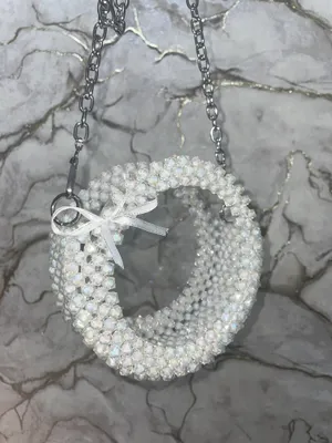 Сумка из бусин в наличии