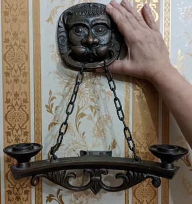 Подсвечник металлический
