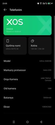 Abmen redmi note 13 proga Xotira 256/8+8 Karopka, dokument, orgin