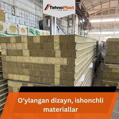 Sendvich panel • Eng Yuqori Sifat KAFOLATLANGAN Tehnoplastda