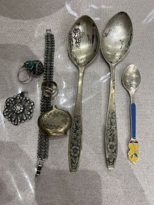 Серебро 875/925 ложки