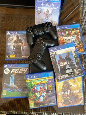 Sony PlayStation 4 slim + игры