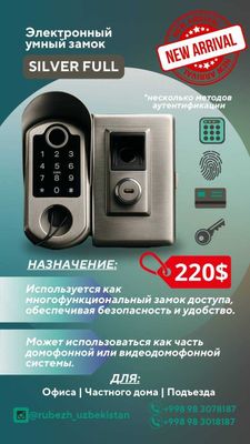 Электронный умный замок Silver Full