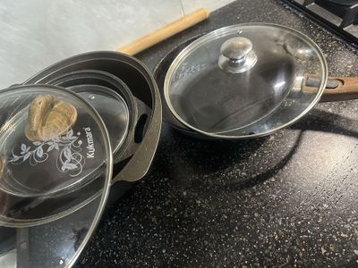 Продается казаны и сковородка б/у Кукмара, производство Россия