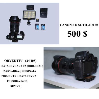 Canon 6 d sotiladi !!!