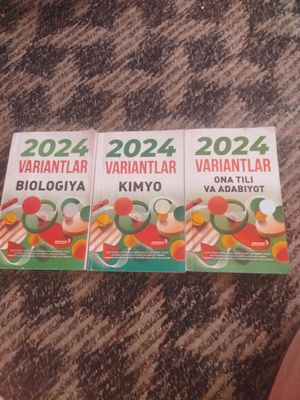 2024 biologiya, kimyo,ona tili va adabiyot kitobchasi