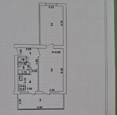 Продается Ц-12 UMS Лабзак 2в3/3/4 балкон 2/6