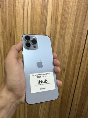 iphone 13 pro max blue 128 gb 77%