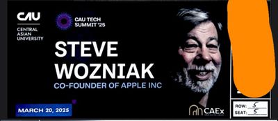 Steve Wozniak Cau Tech Summit | Стив Вознияк Саю Тек Саммит в CAEx