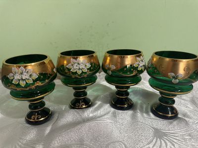 Продается богемская посуда бу пр- во Чехословацкая разный размеры