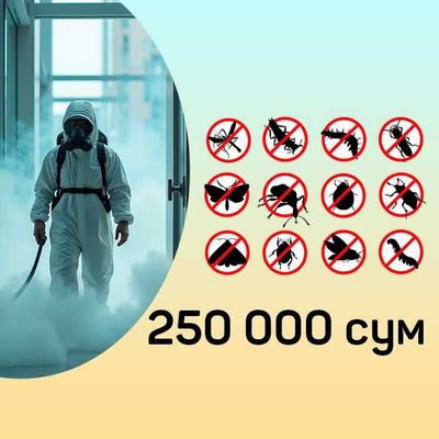 Качественная дезинфекция помещений — избавим от вредителей 100%