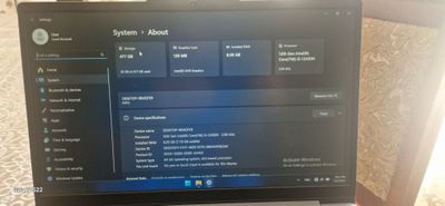 Lenovo laptop 12th Gen Intel(R) Core(TM) i5-12450H