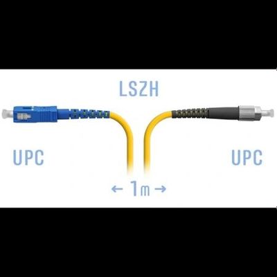 Патчкорд оптический FC/UPC-SC/UPC SM 1 метр