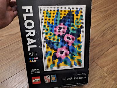 Lego art лего картина арт деко цветы