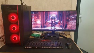ПК комплект с RTX 4060 вместе с монитором и переферии